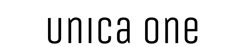 Unica One Yazı tipi ücretsiz indir